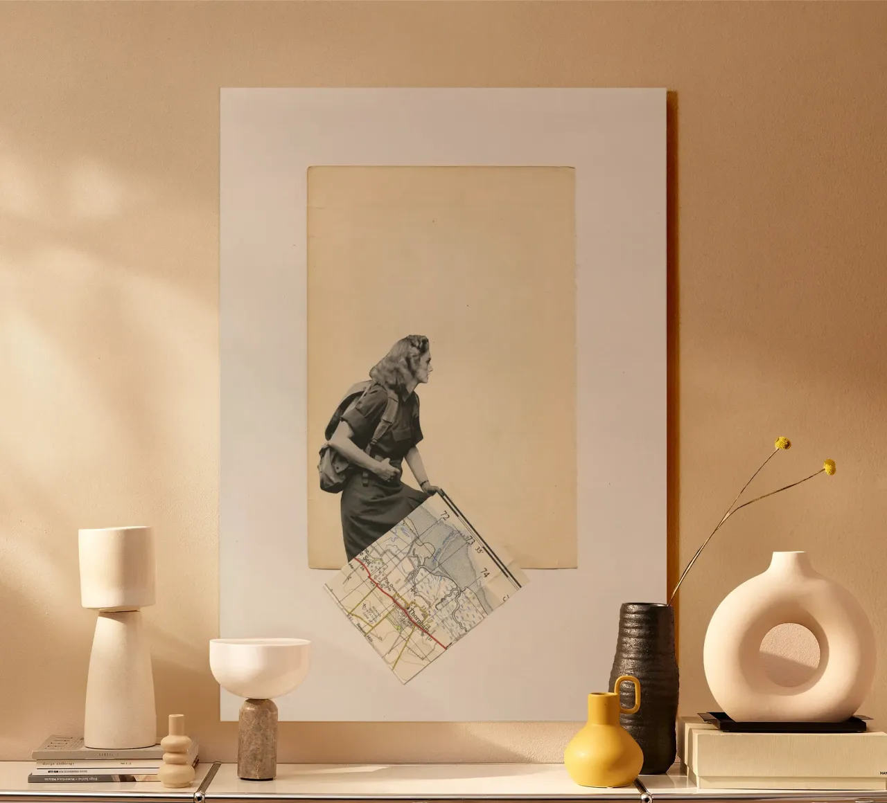 Lost forex plate by Cassia Beck Collage