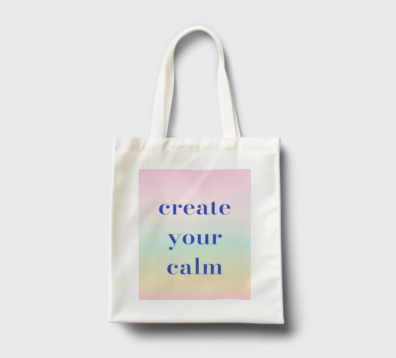 Create Your Calm borsa in juta da Words by Niki
