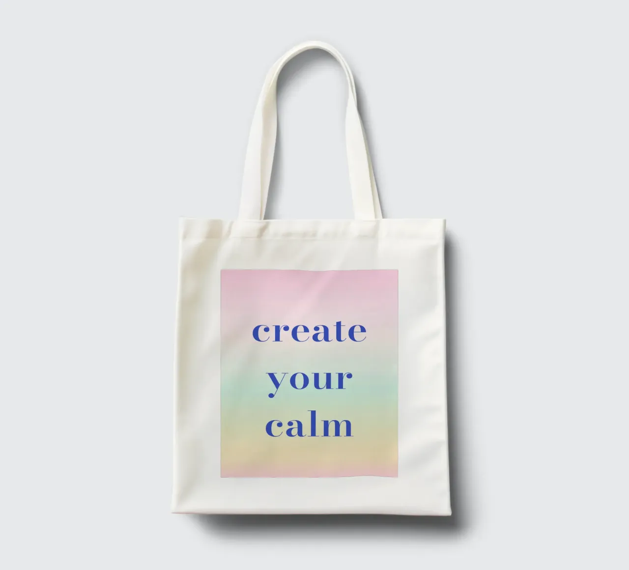 Create Your Calm borsa in juta da Words by Niki