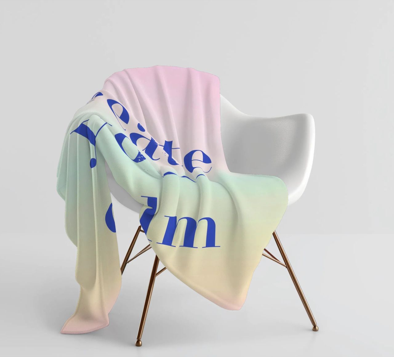 Create Your Calm coperta in pile da Words by Niki