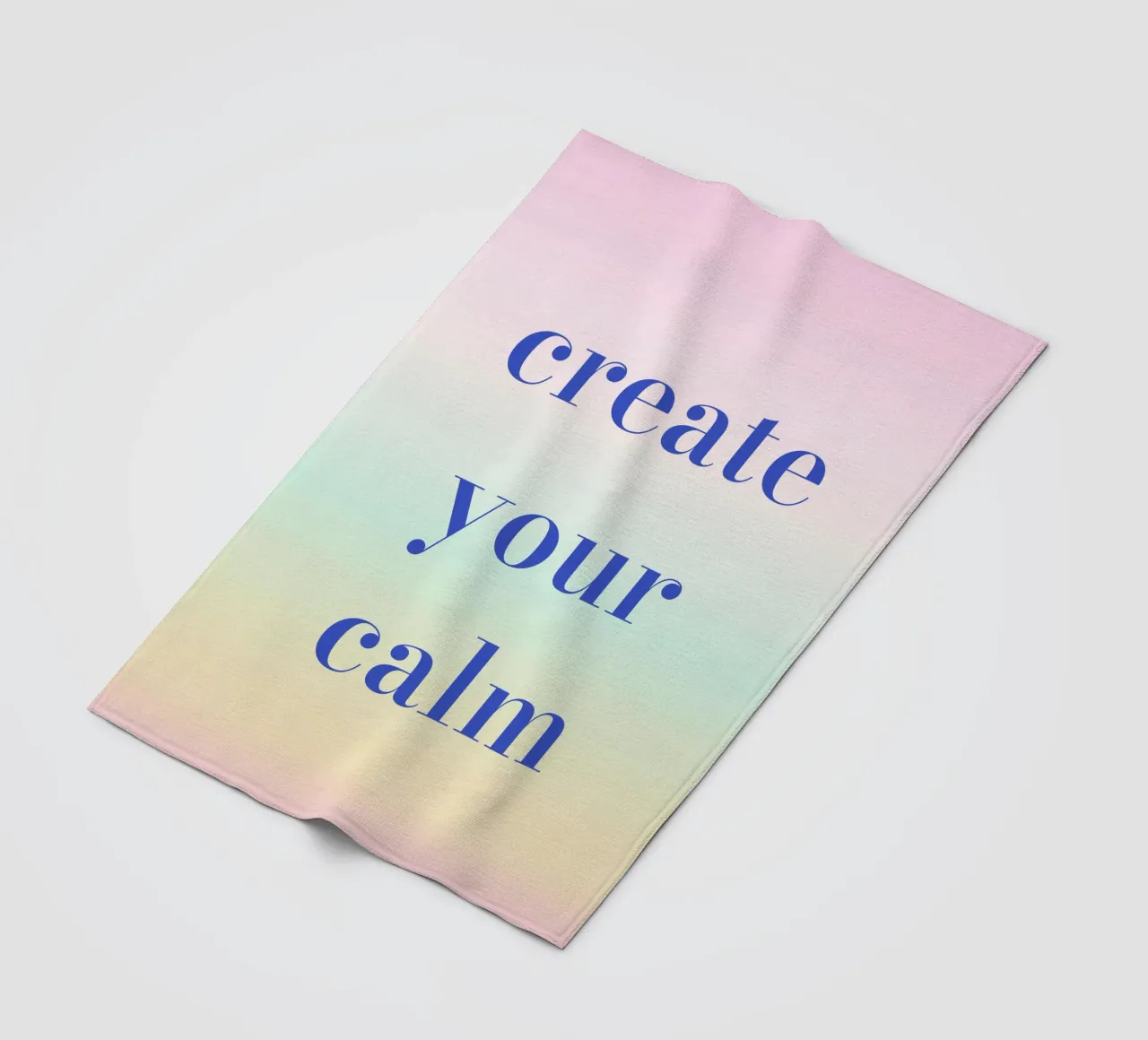 Create Your Calm coperta in pile da Words by Niki