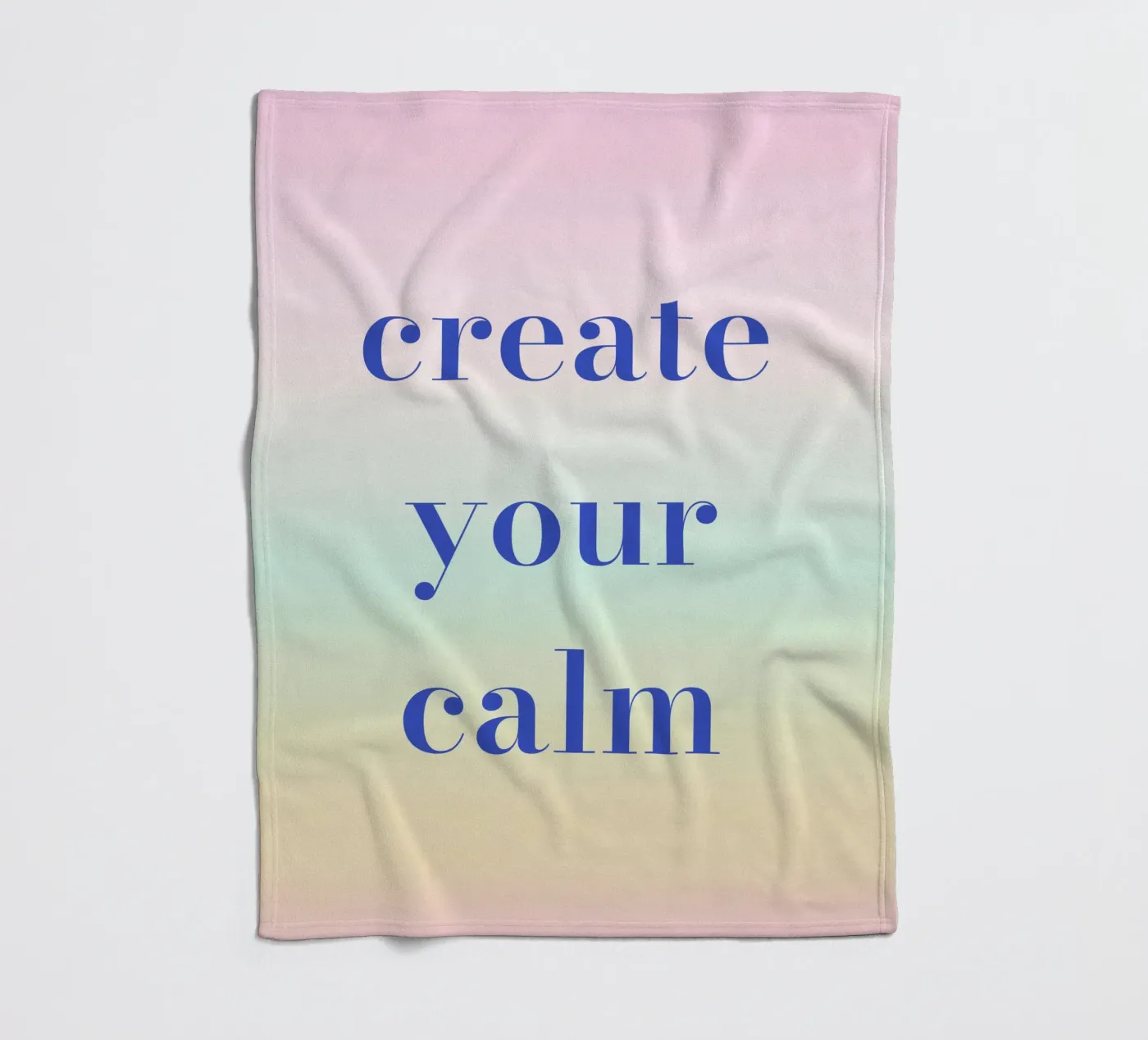 Create Your Calm Fleecedecke von Words by Niki