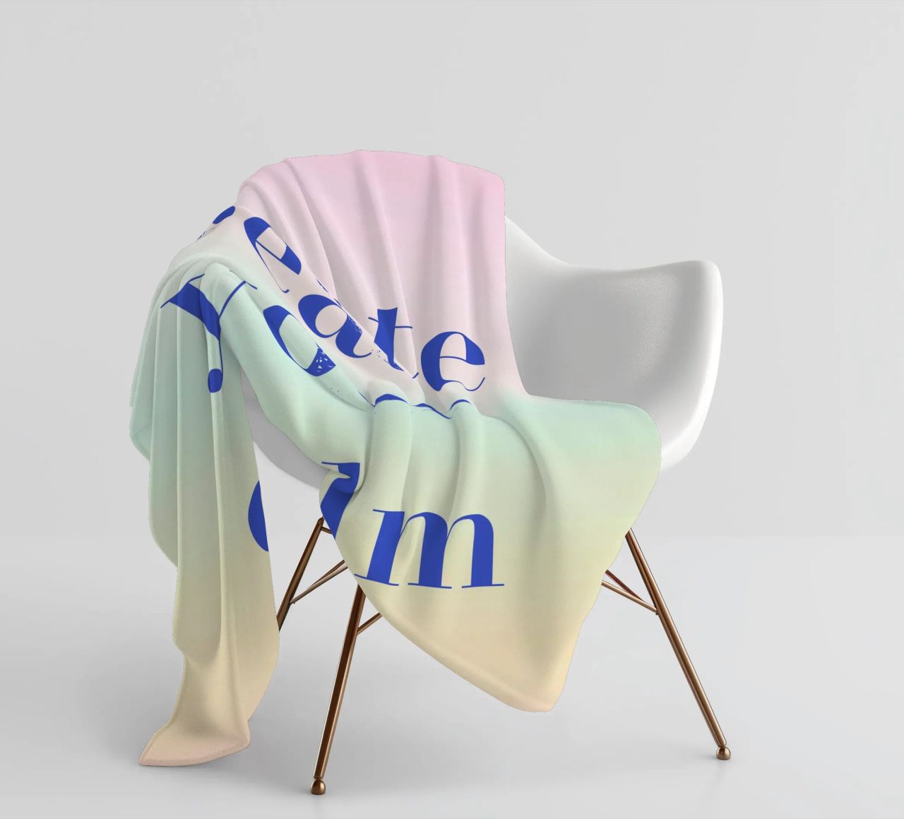 Create Your Calm coperta in pile da Words by Niki
