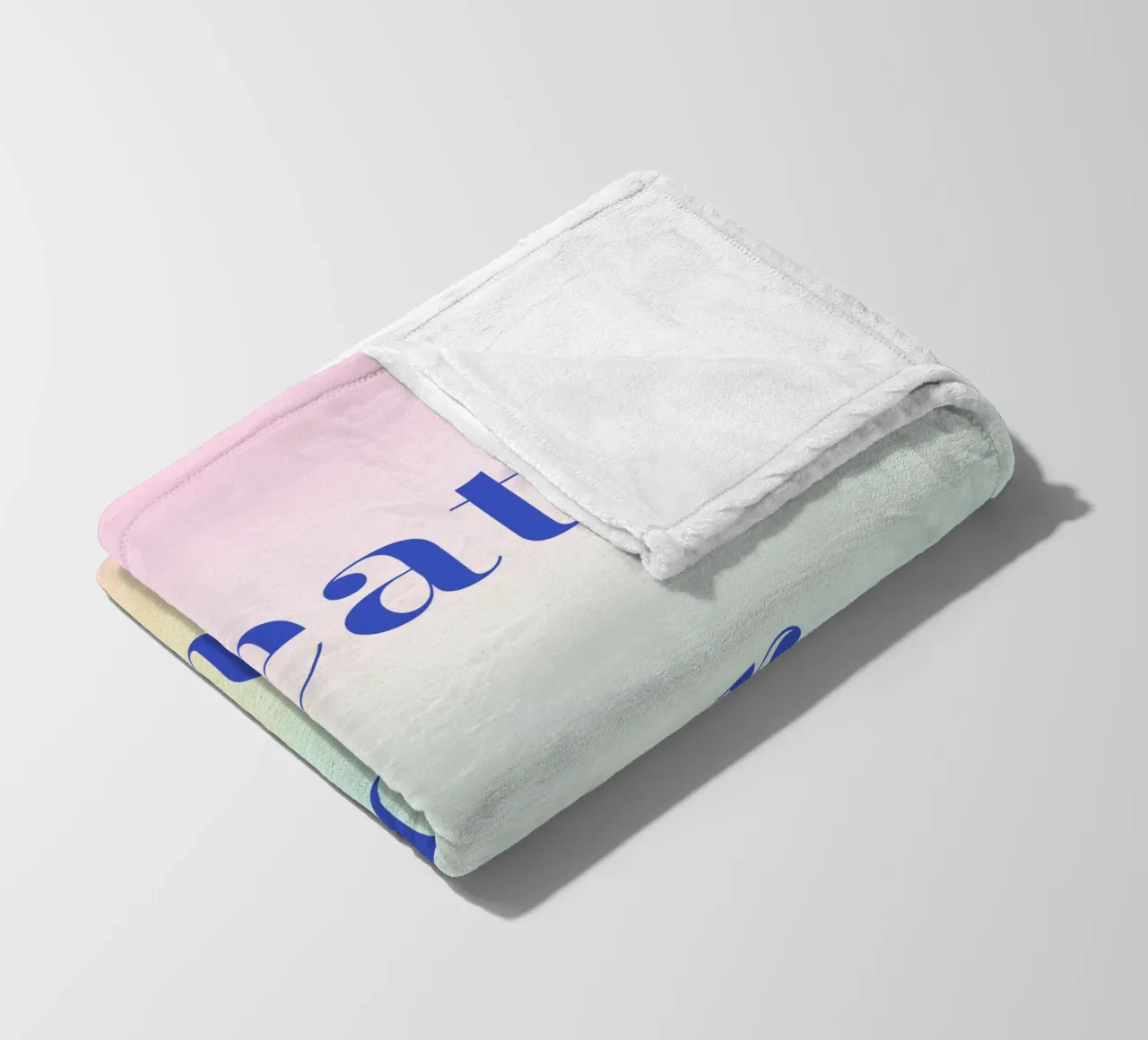 Create Your Calm fleece blanket by Words by Niki
