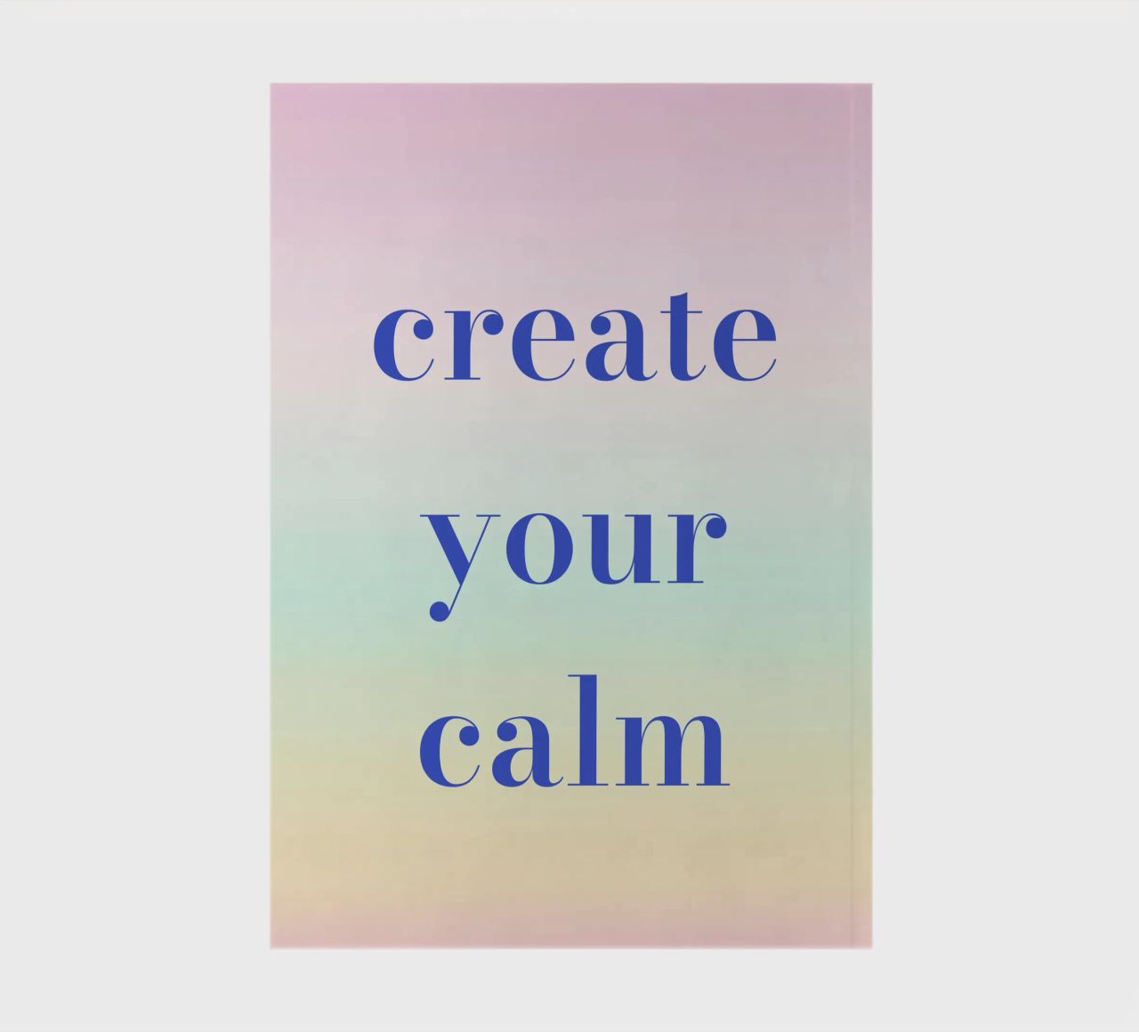 Create Your Calm notebook by Words by Niki