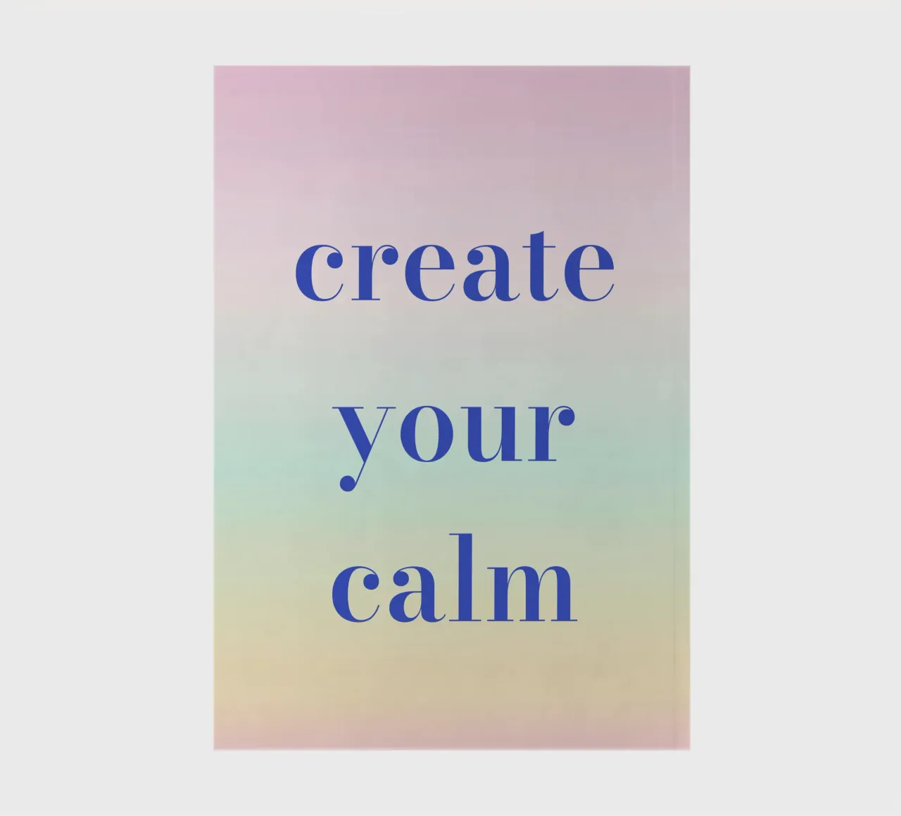 Create Your Calm notebook by Words by Niki