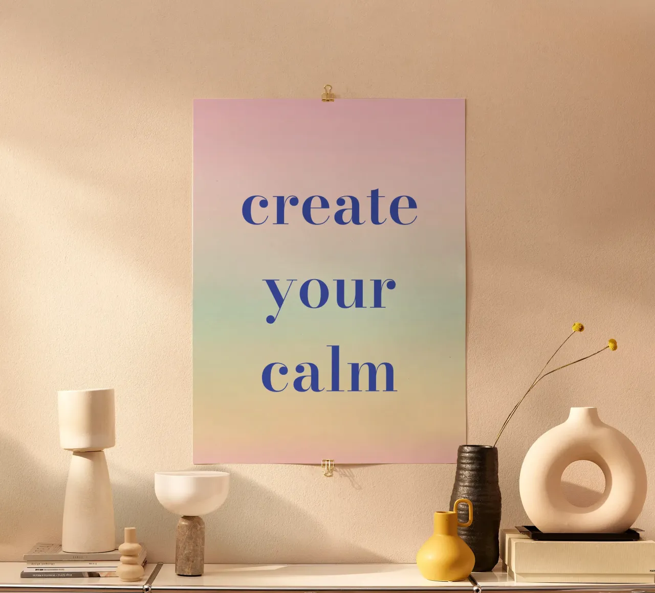 Create Your Calm carta hahnemühle da Words by Niki