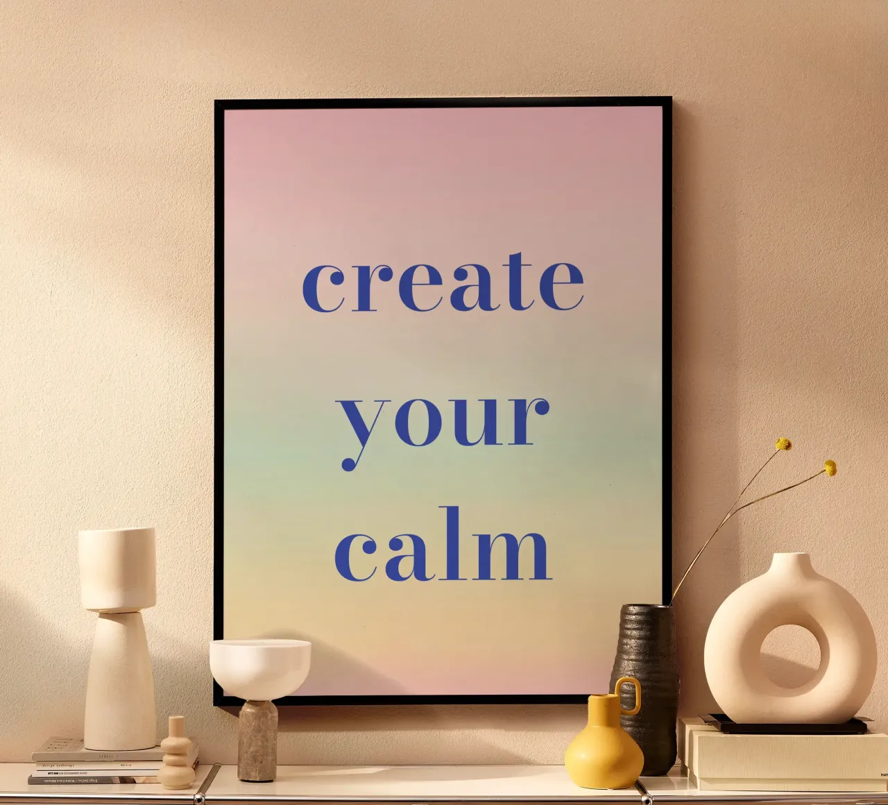 Create Your Calm carta hahnemühle da Words by Niki