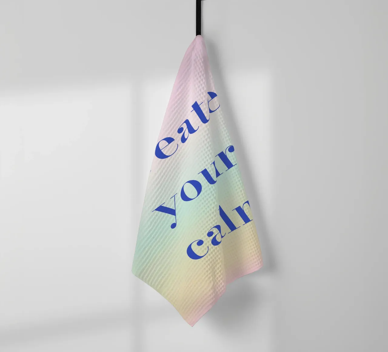 Create Your Calm torchon de Words by Niki