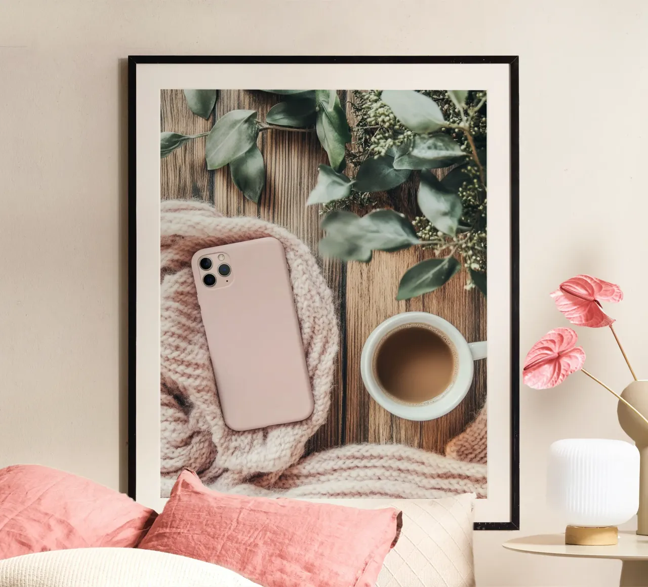 Blush Serenity poster da PhotoVibe Decor