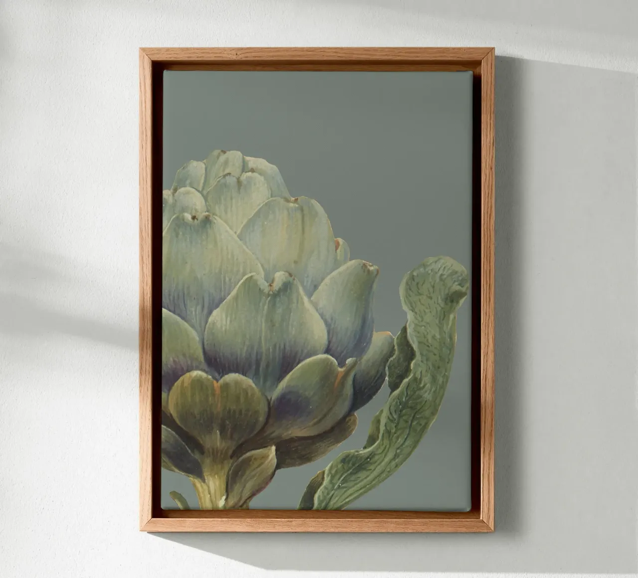 Thistle Disco | Press Play Art Print Remix canvas with Floater frame by Press Play Art Prints
