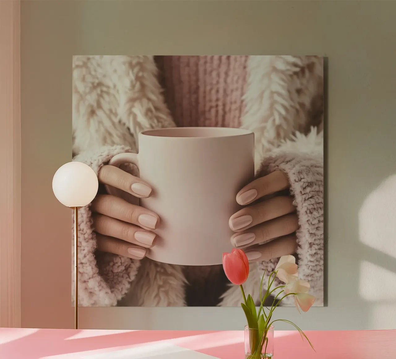 Blush Serenity pannello forex da PhotoVibe Decor