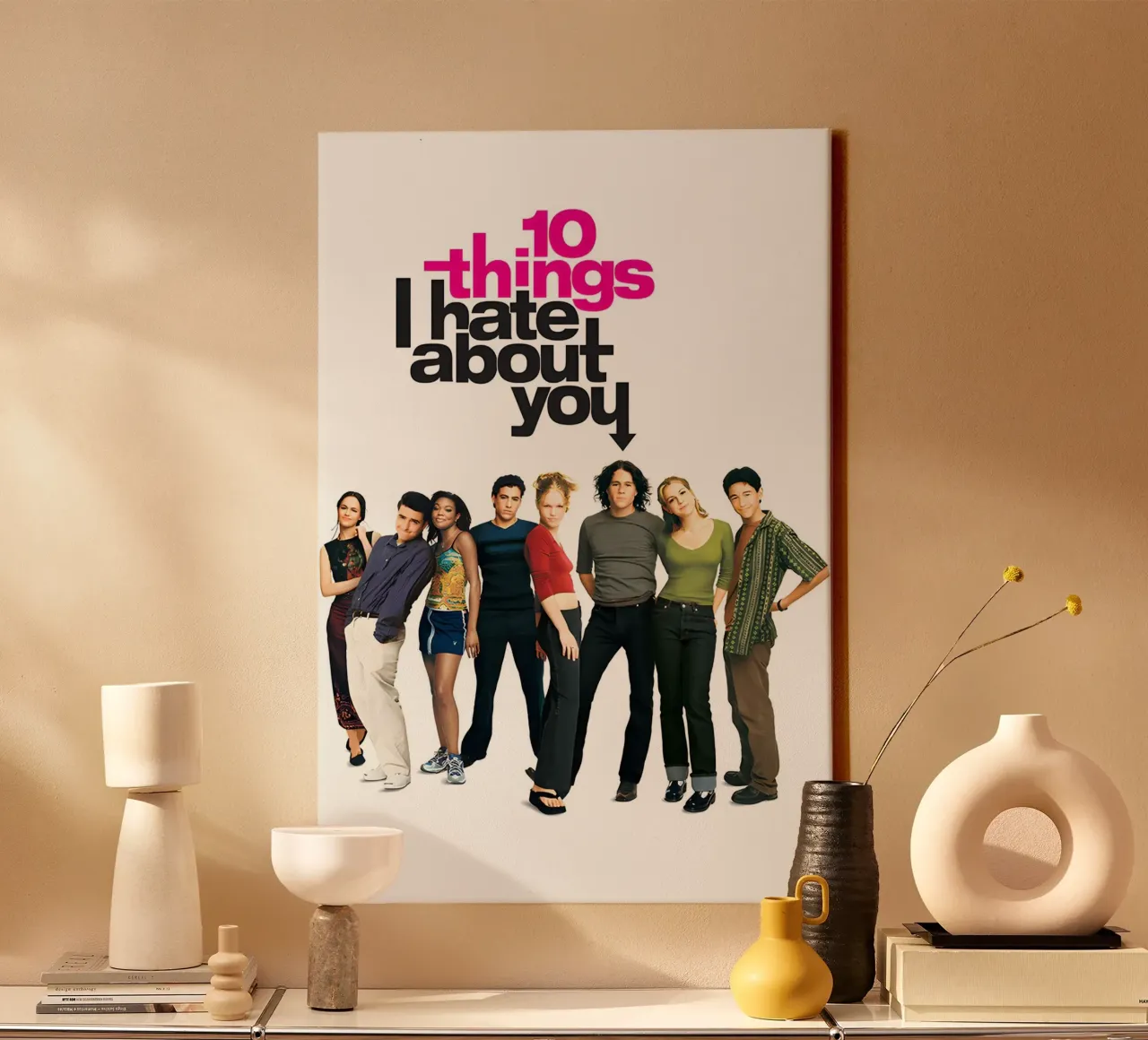 10 things i hate about you Movie canvas with Floater frame by STAR CINEPLEX