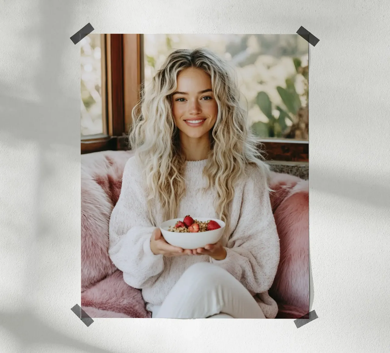 Blush Serenity poster da PhotoVibe Decor