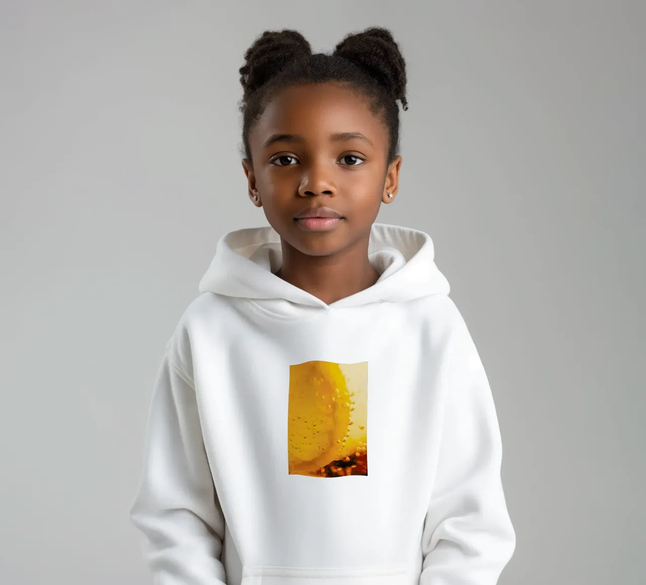Lemon Close Up sweat à capuche enfant de Sebastian Hilgetag
