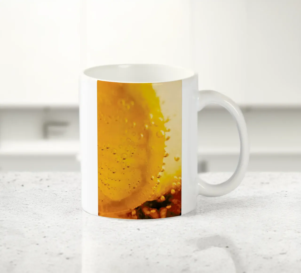 Lemon Close Up tazza in ceramica da Sebastian Hilgetag