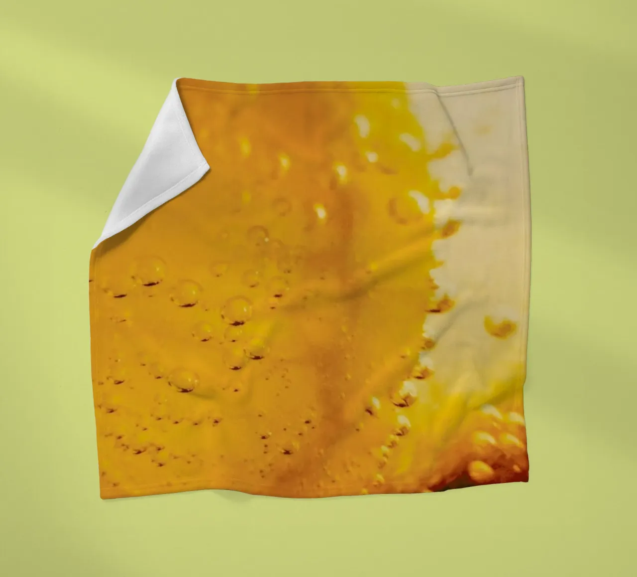 Lemon Close Up coperta in pile da Sebastian Hilgetag