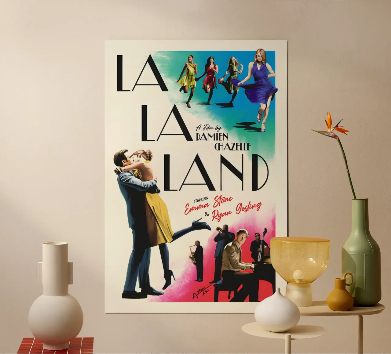 La La Land Movie poster con telaio in plastica da STAR CINEPLEX