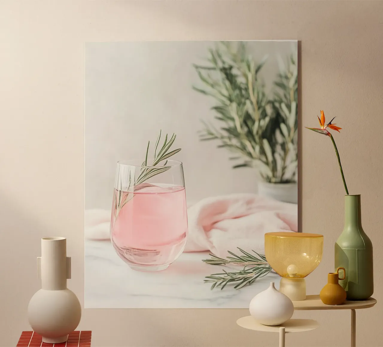 Blush Serenity plexiglass da PhotoVibe Decor