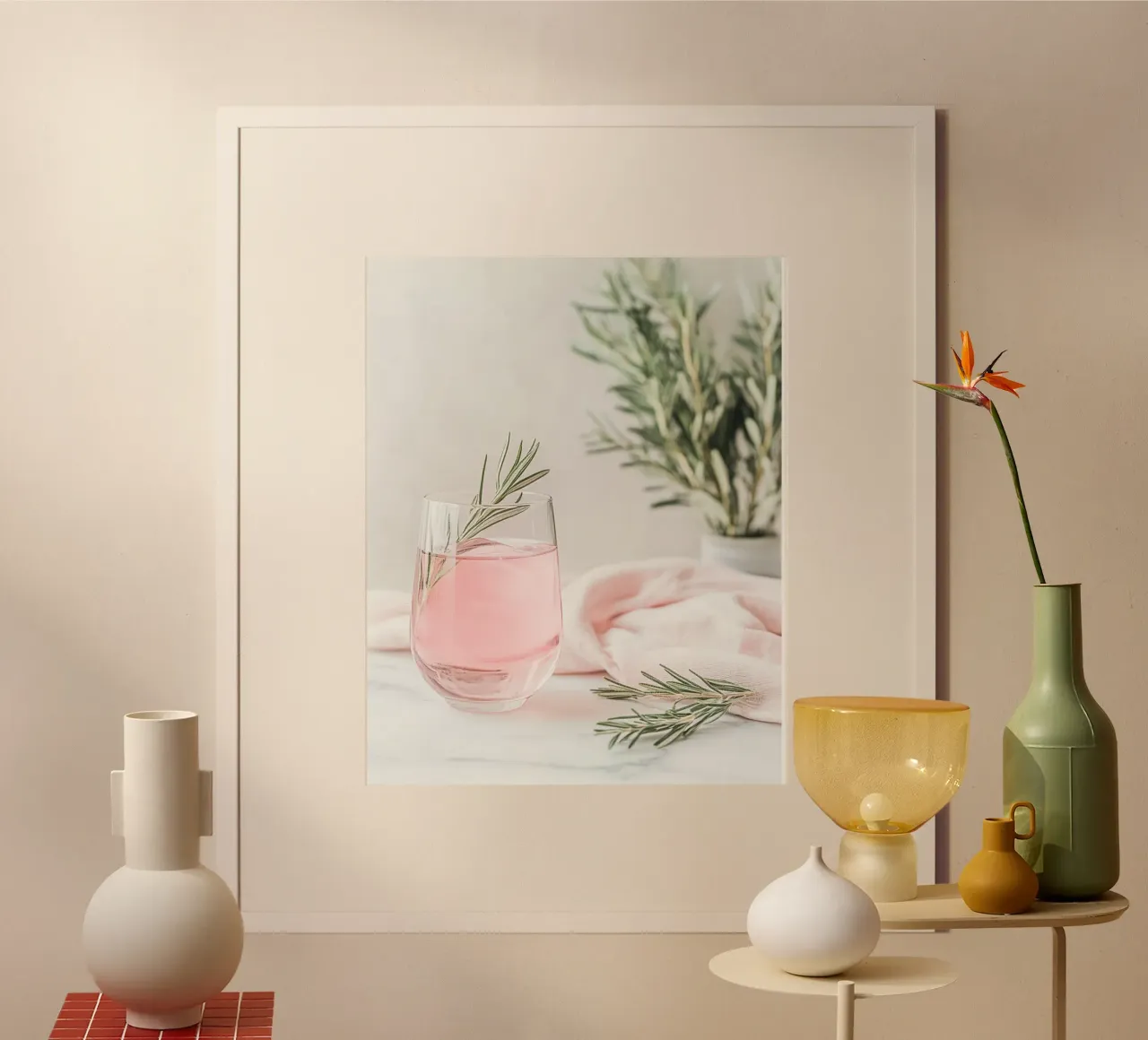 Blush Serenity poster da PhotoVibe Decor