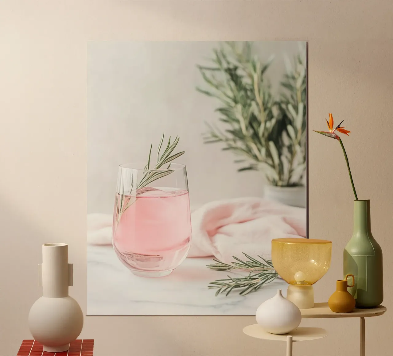 Blush Serenity poster da PhotoVibe Decor