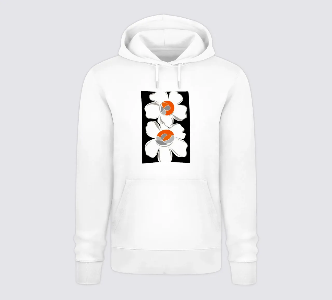Pila di fiori modernista felpa con cappuccio da Moonlite Desire