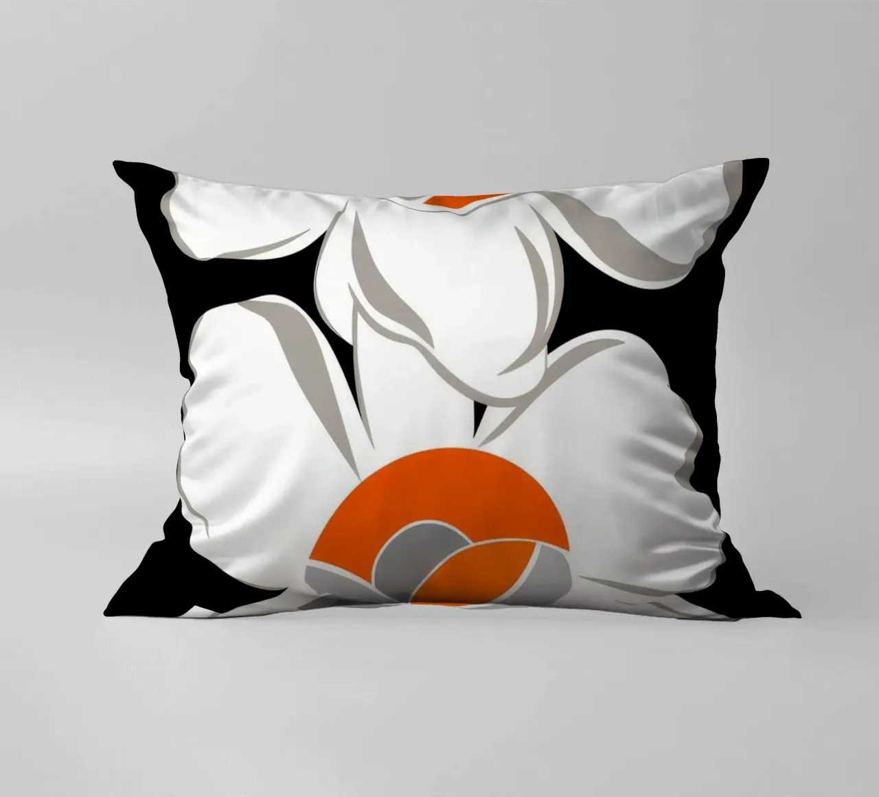 Pila di fiori modernista cuscino da Moonlite Desire
