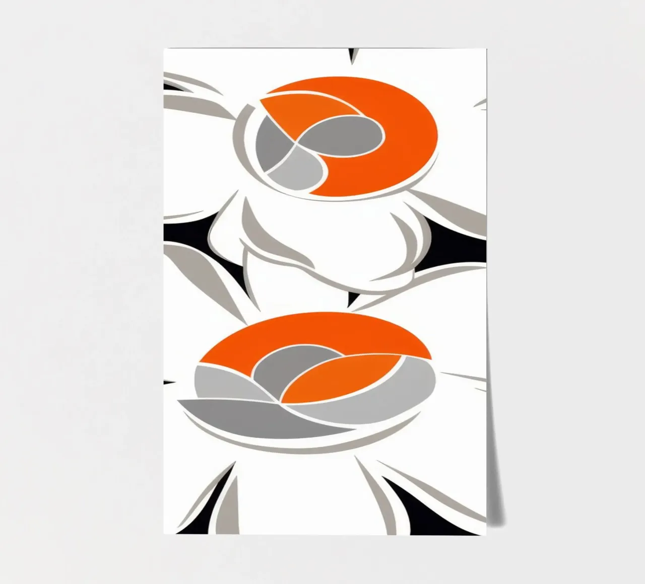 Modernist Bloom Stack Stickerbogen von Moonlite Desire