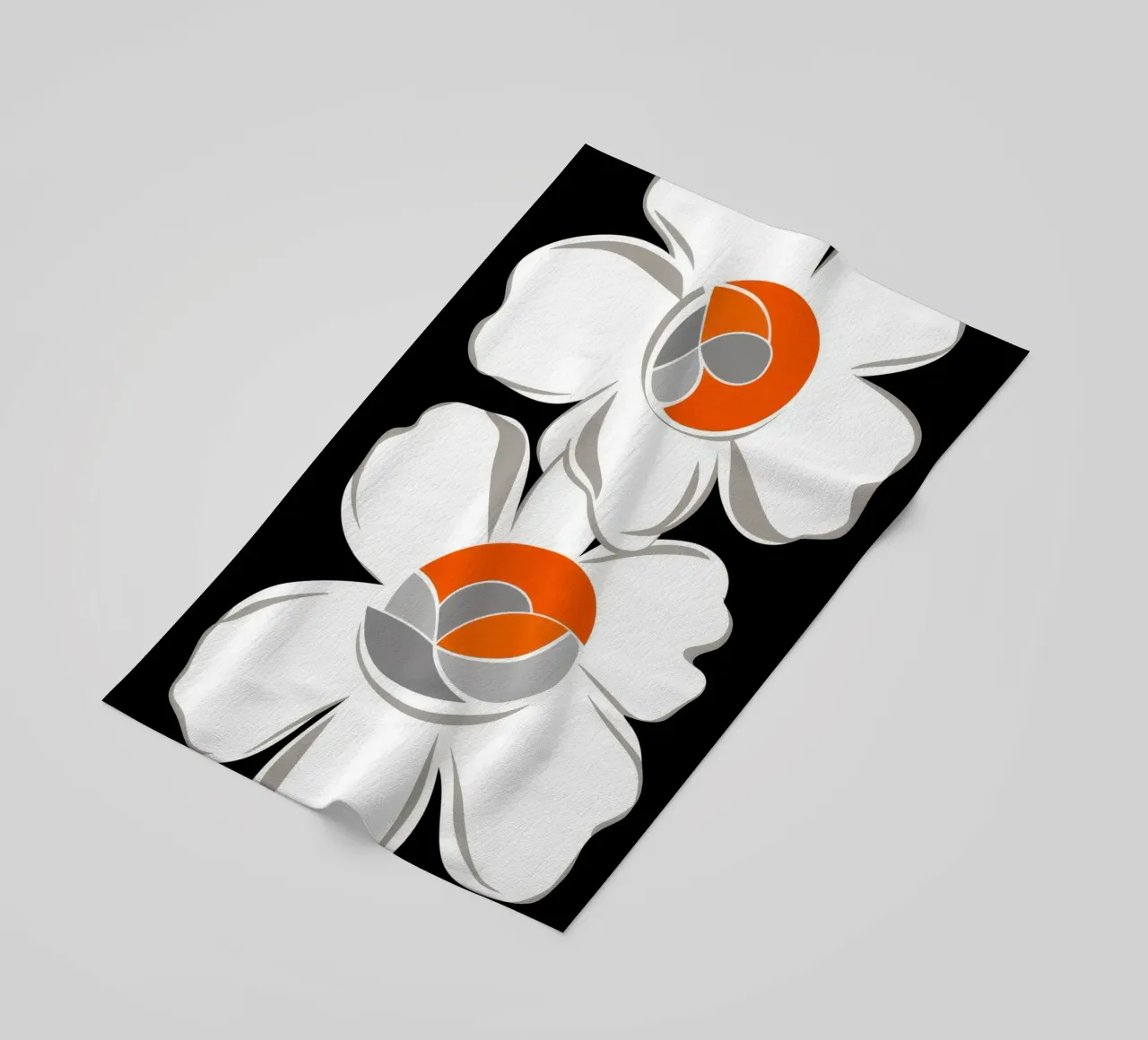 Modernist Bloom Stack Strandtuch von Moonlite Desire