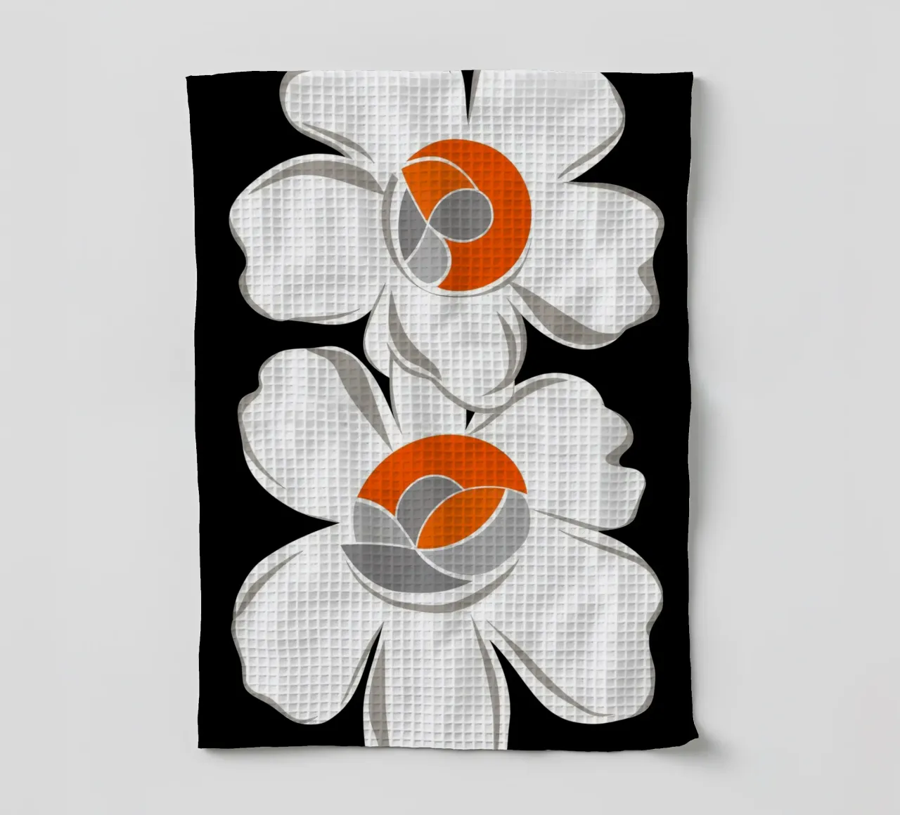 Pila di fiori modernista canovaccio da cucina da Moonlite Desire