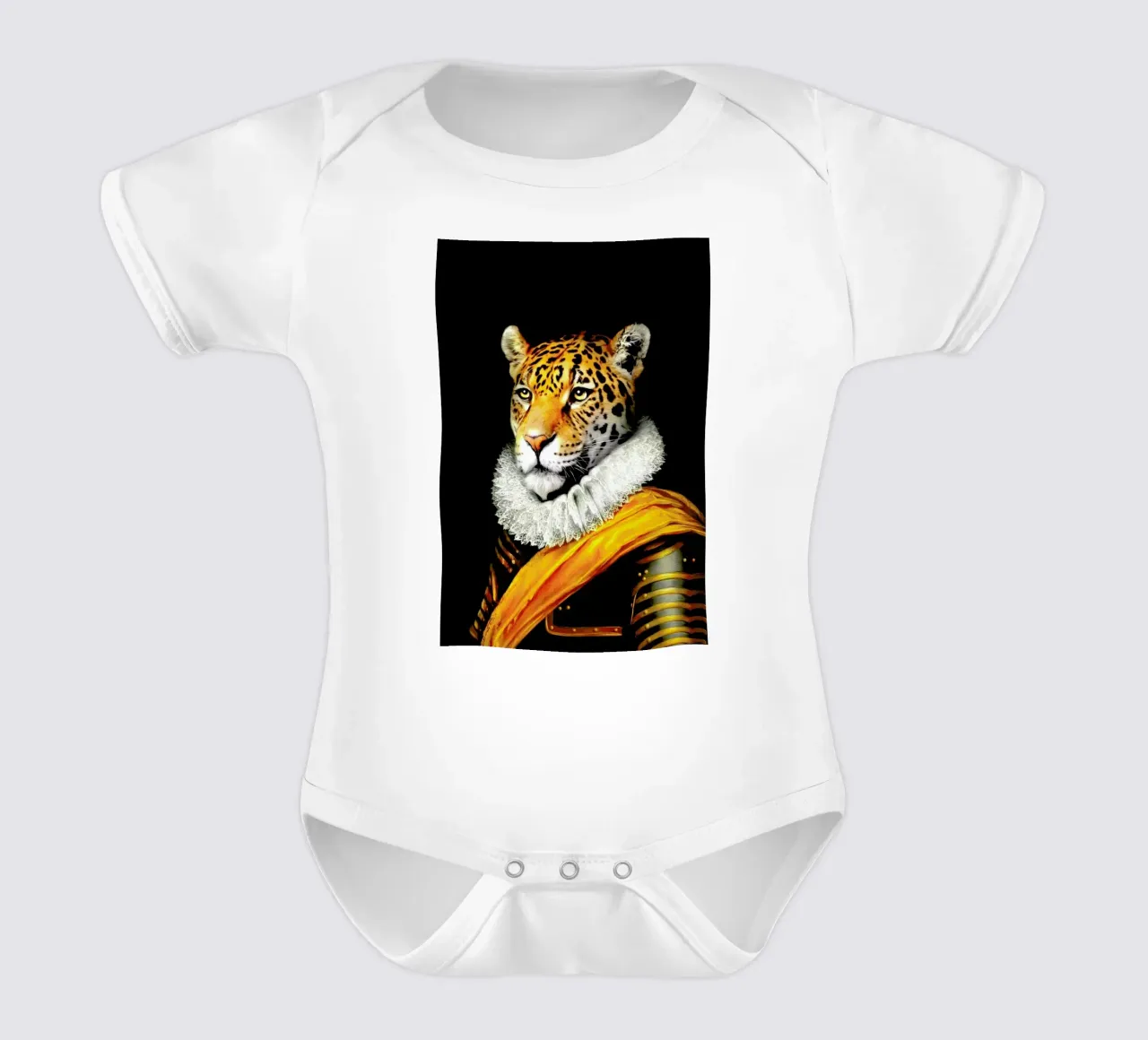 Vasilis short-sleeve baby romper by Tein Lucasson