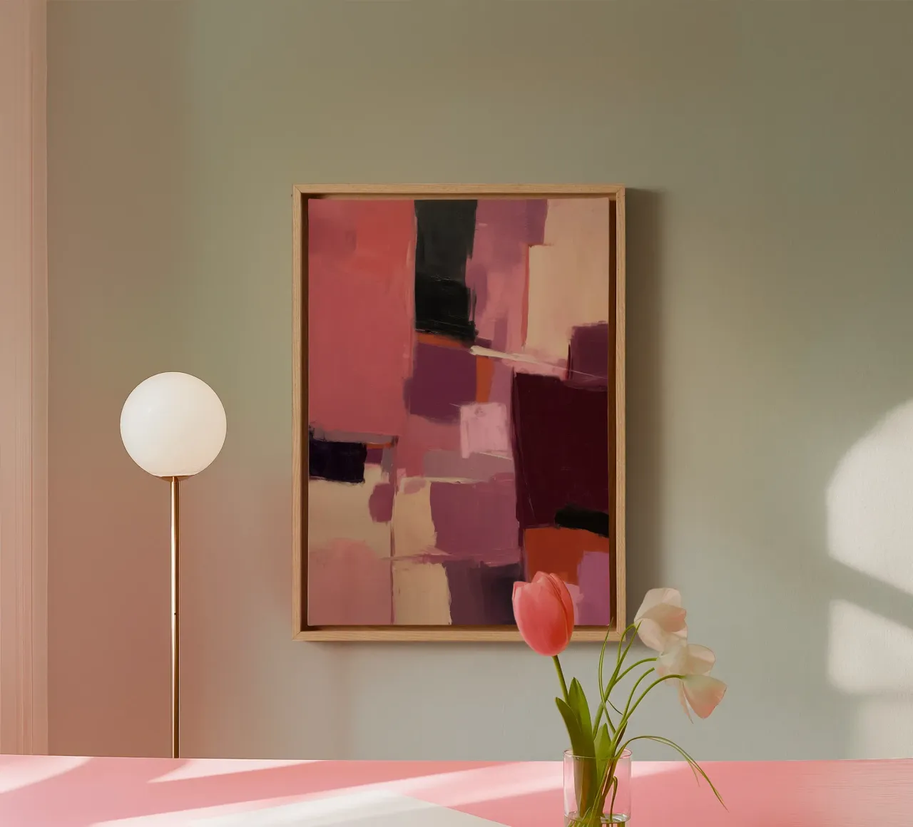 Colour spaces canvas by Euphoria Theresa