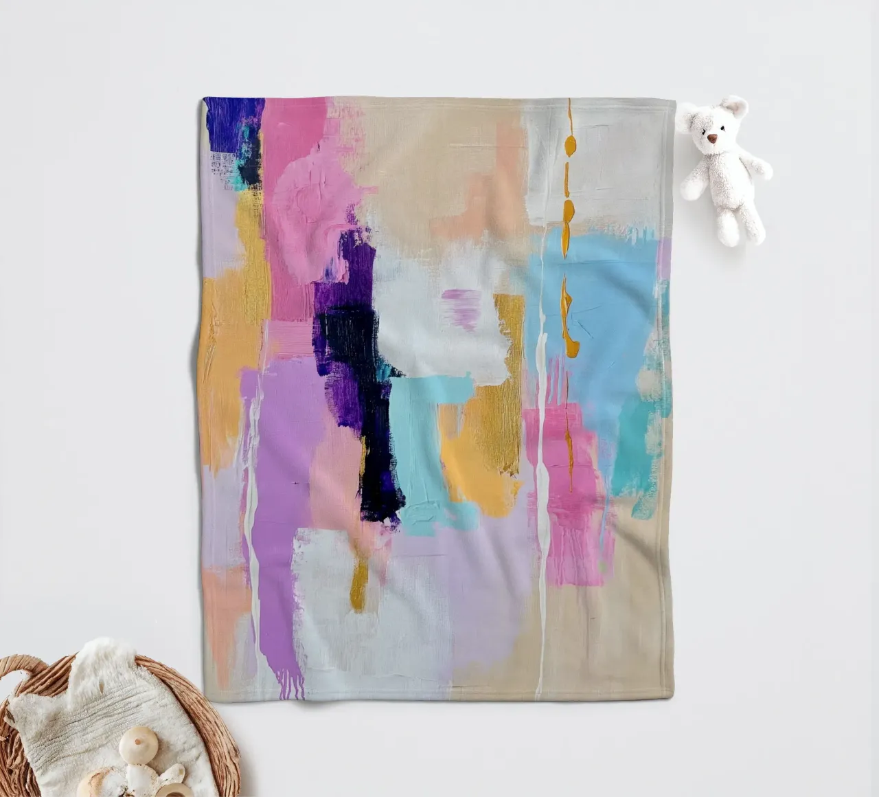 Fiume pastello coperta in pile da Euphoria Theresa