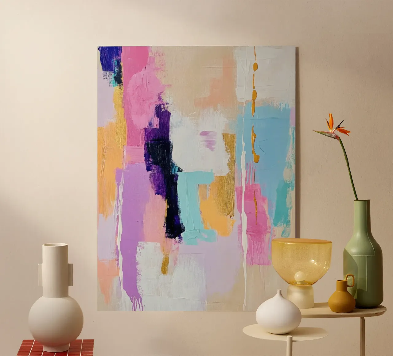 Fiume pastello plexiglass da Euphoria Theresa