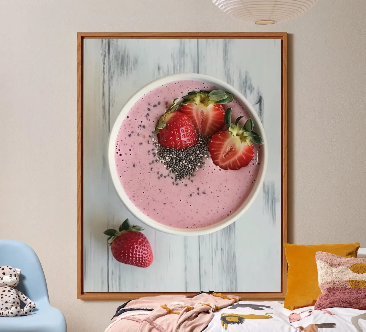 Blush Serenity alluminio dibond da PhotoVibe Decor