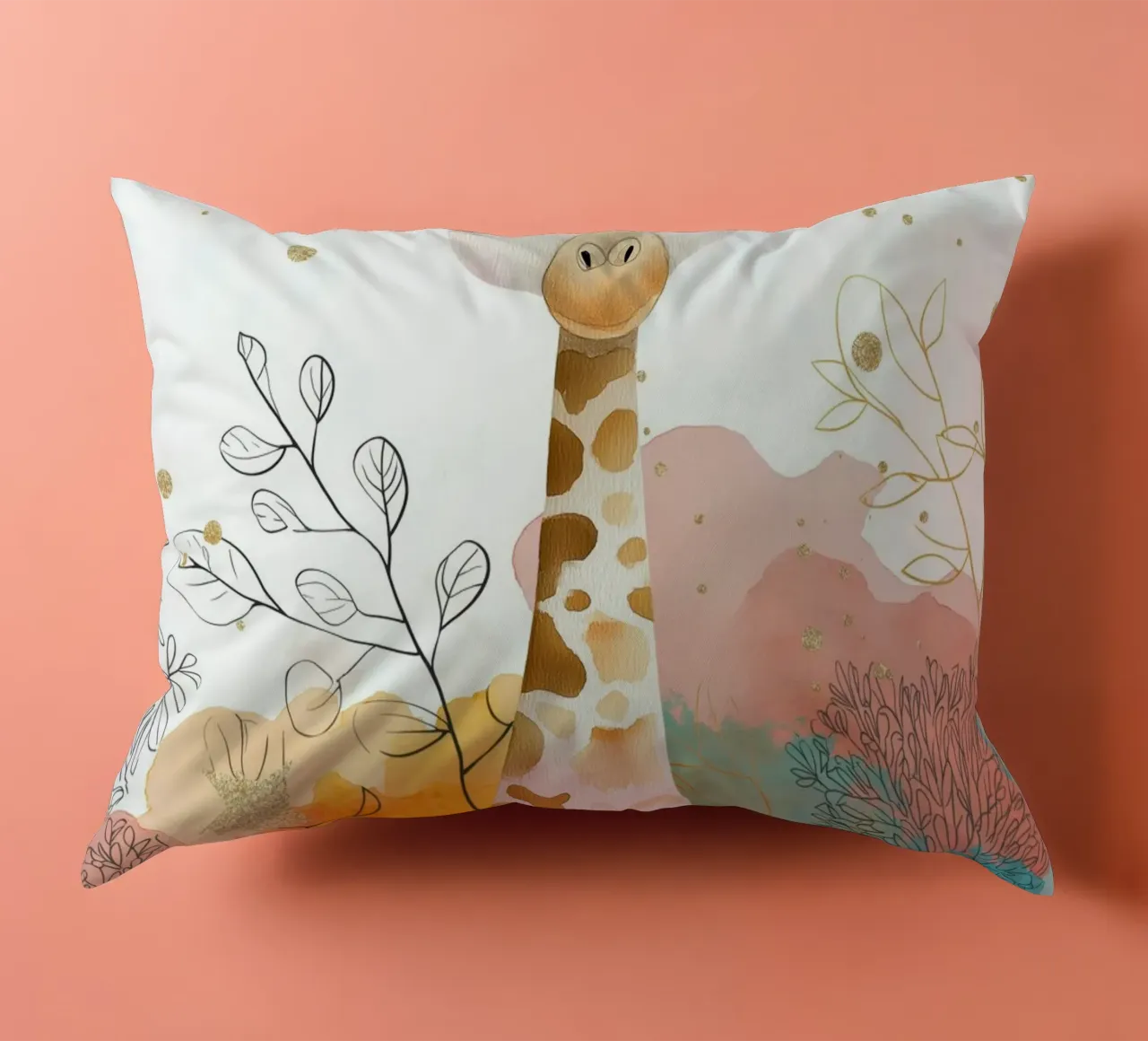 Giraffa per la cameretta cuscino da Imagine