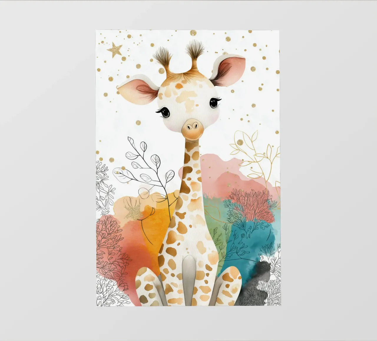 Giraffa per la cameretta telo in pvc da Imagine