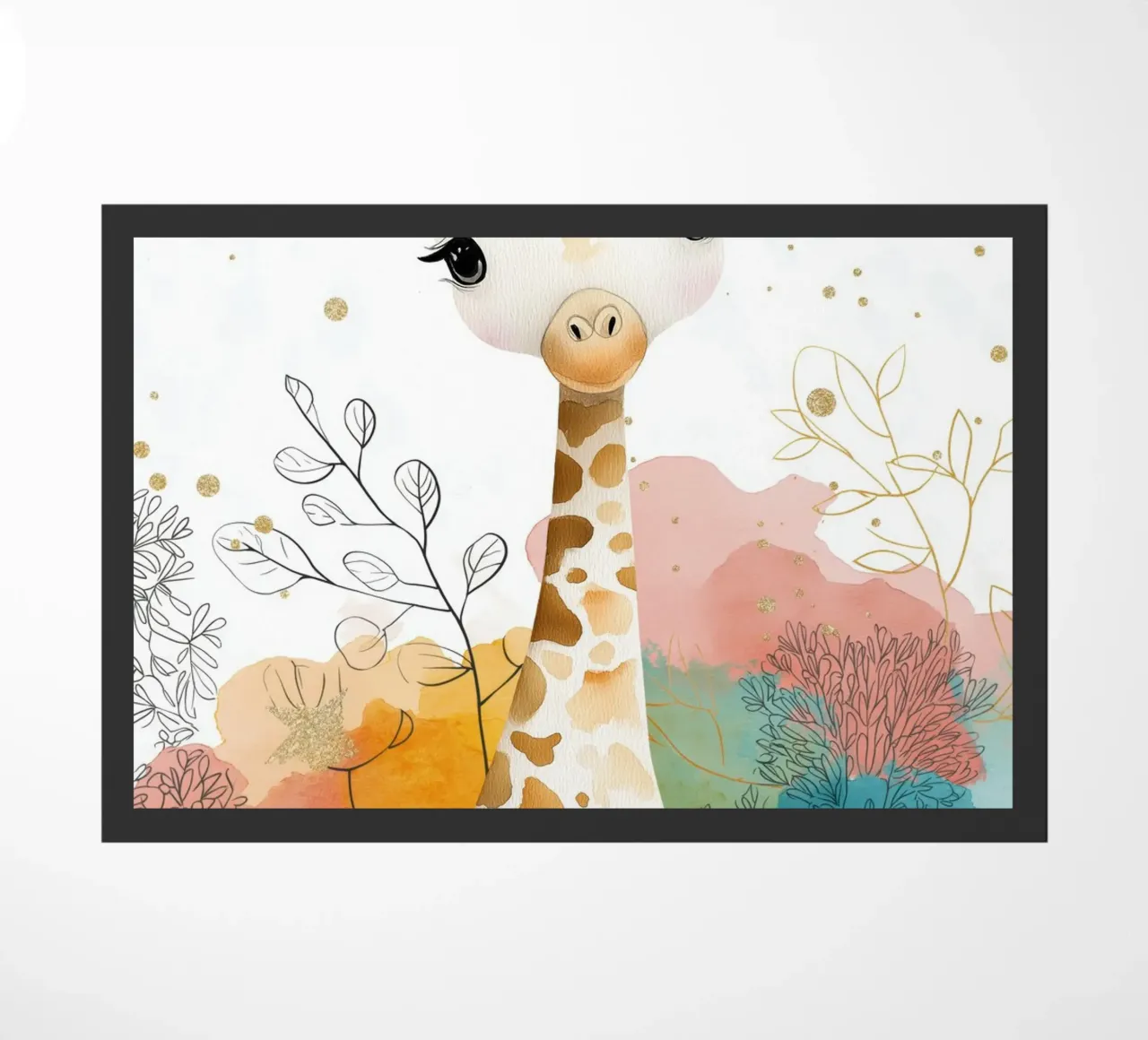 Giraffa per la cameretta zerbino da Imagine