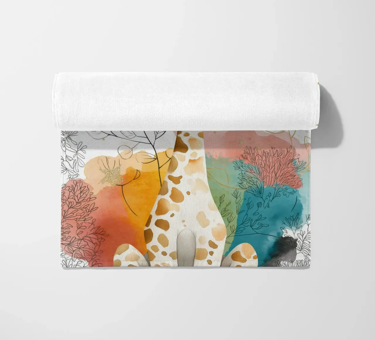 Giraffa per la cameretta telo mare da Imagine