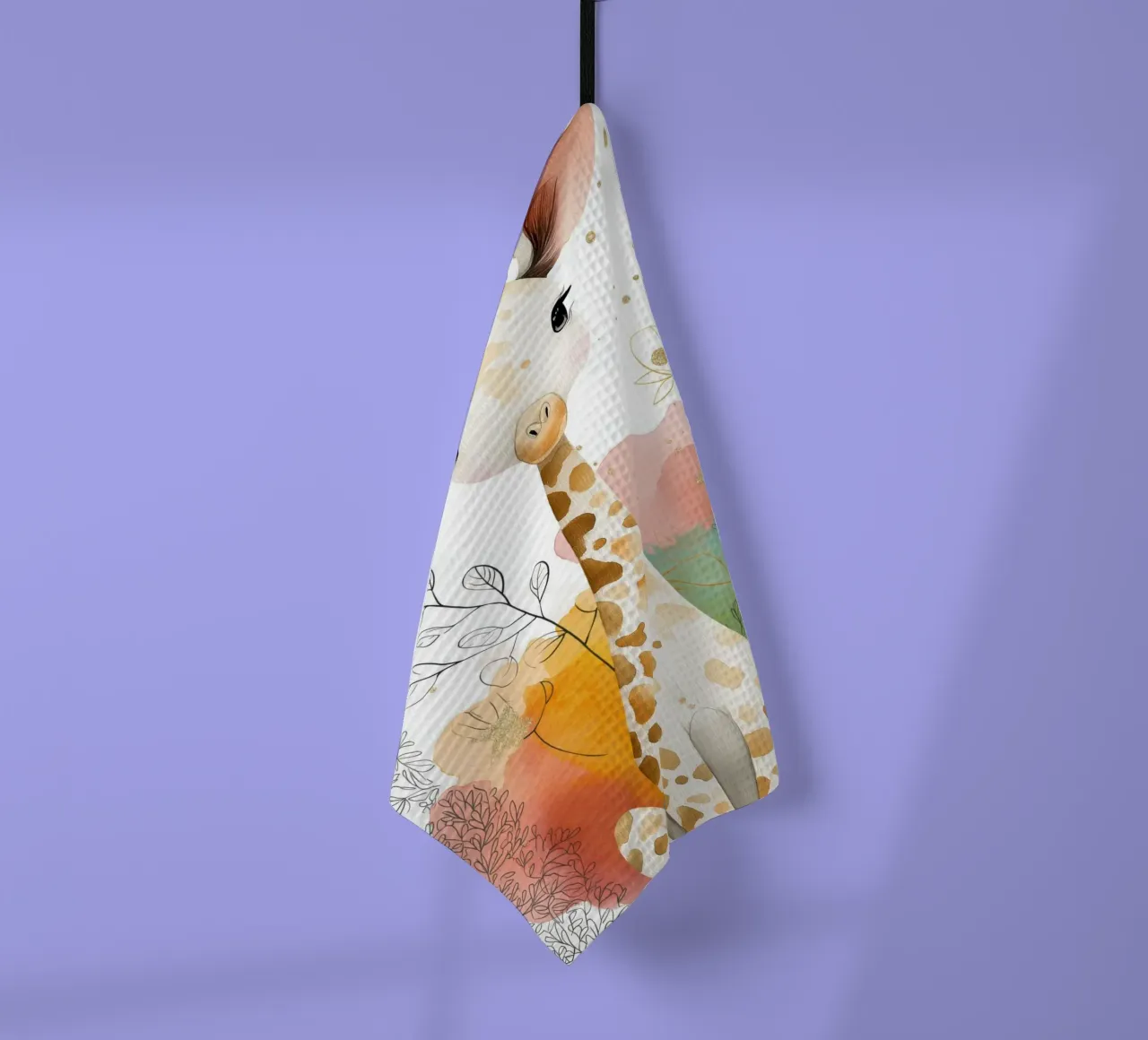 Giraffa per la cameretta canovaccio da cucina da Imagine