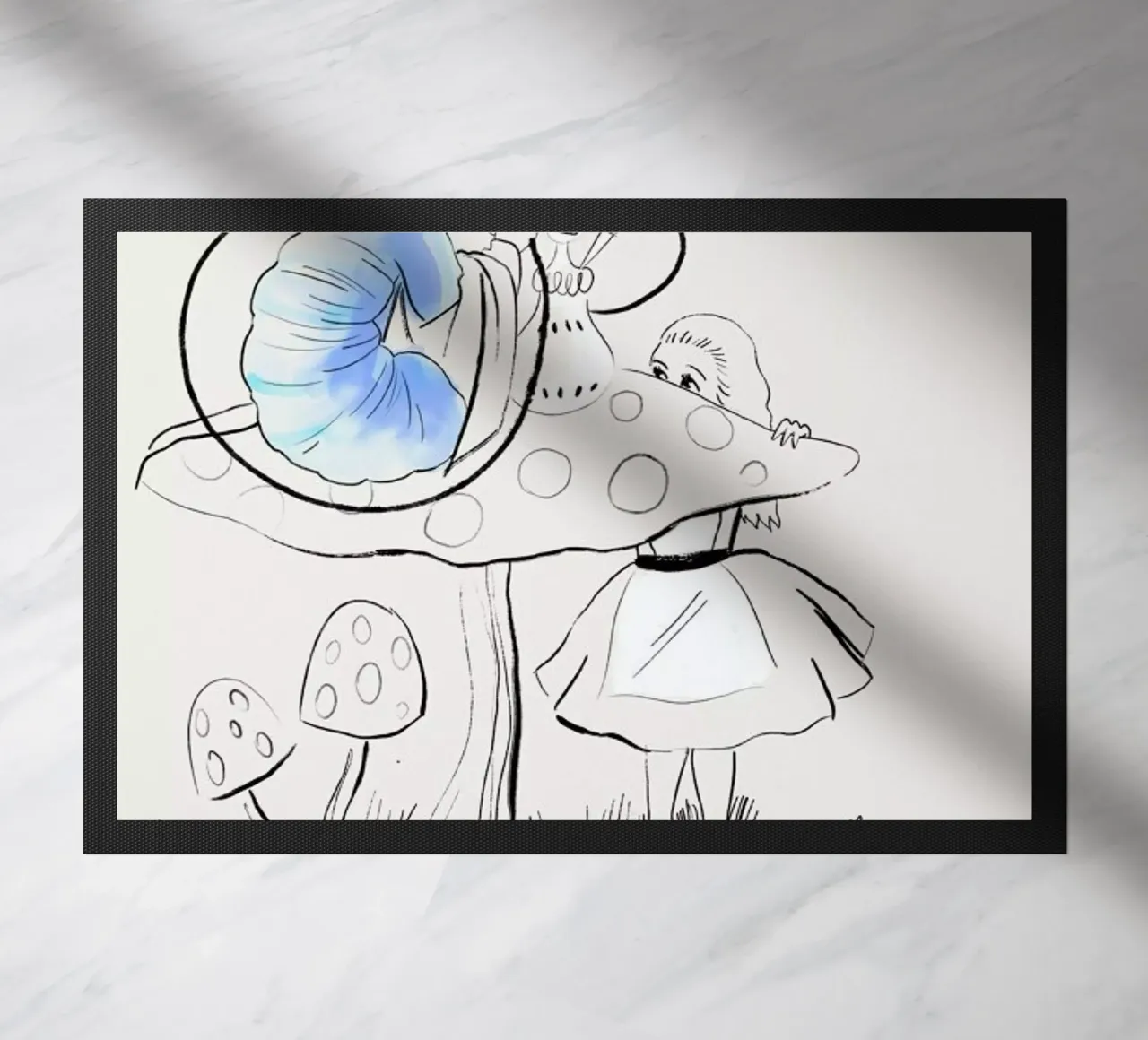 The Caterpillar zerbino da Little Flourishes