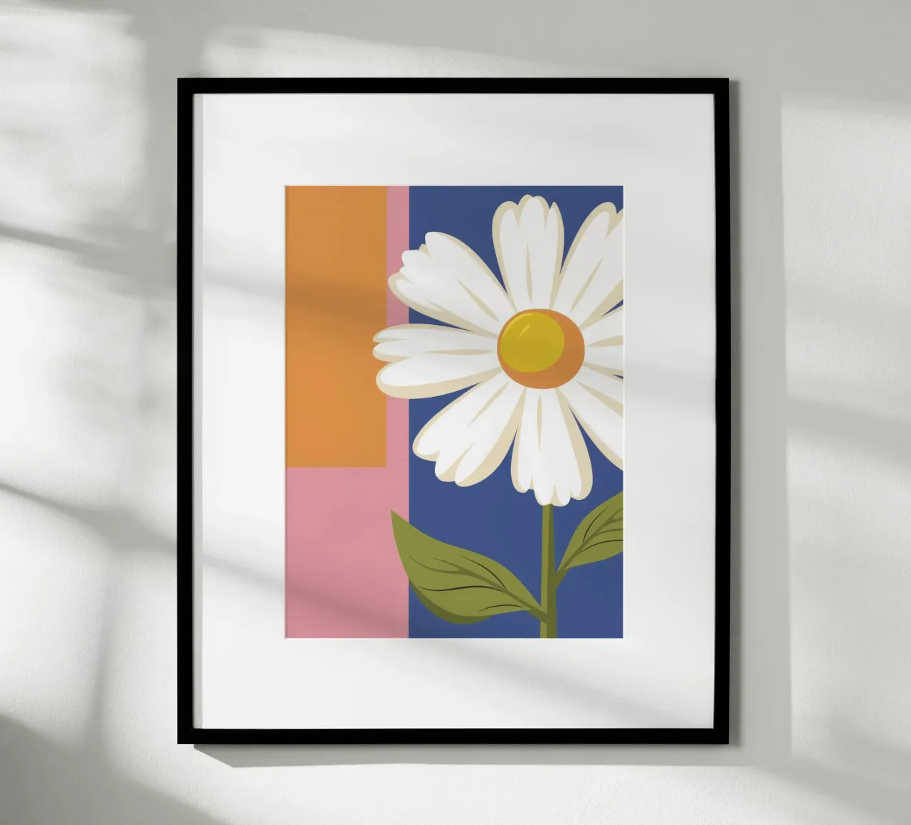 Vista geometrica a margherita poster da Moonlite Desire