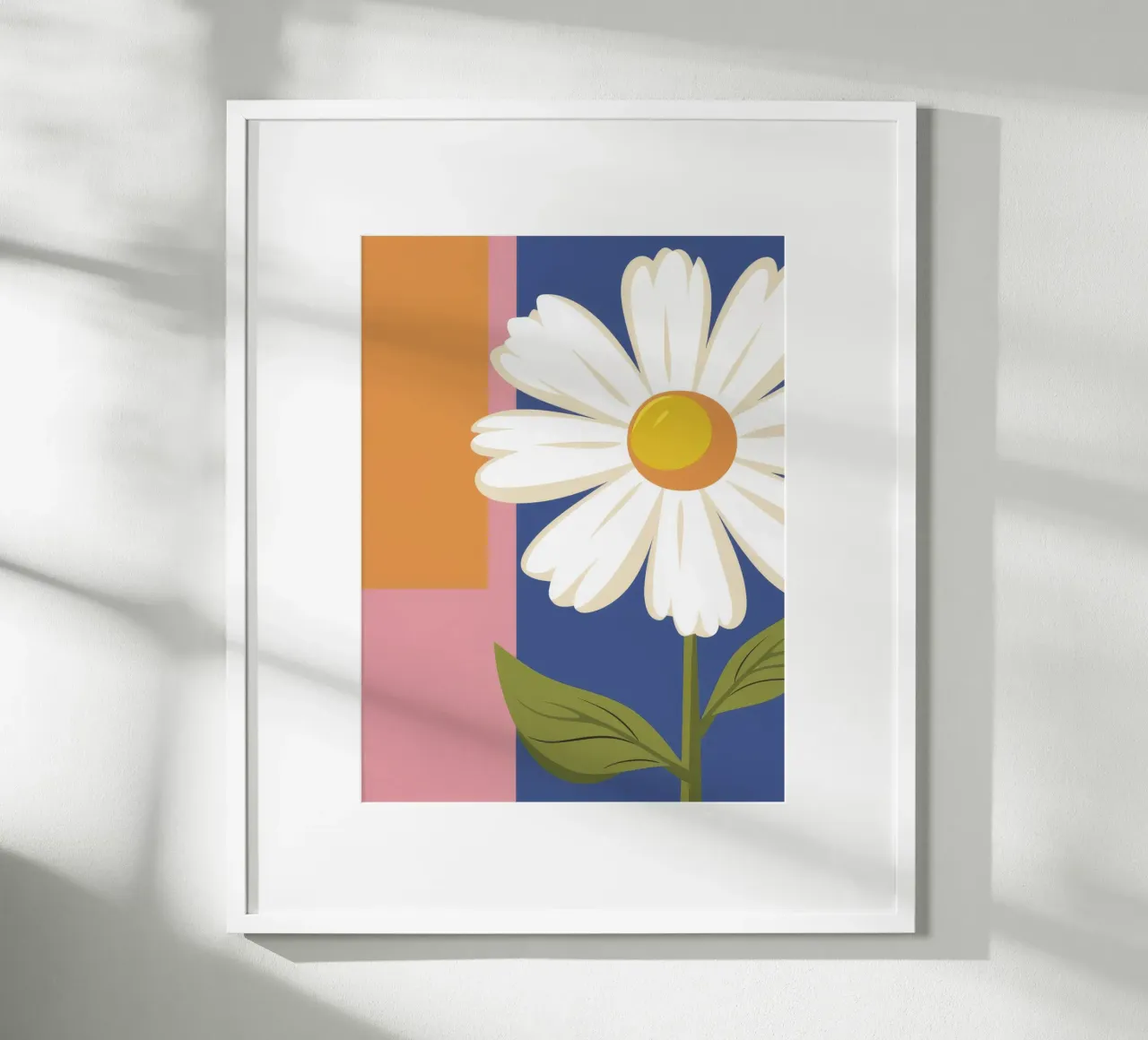 Vista geometrica a margherita poster da Moonlite Desire