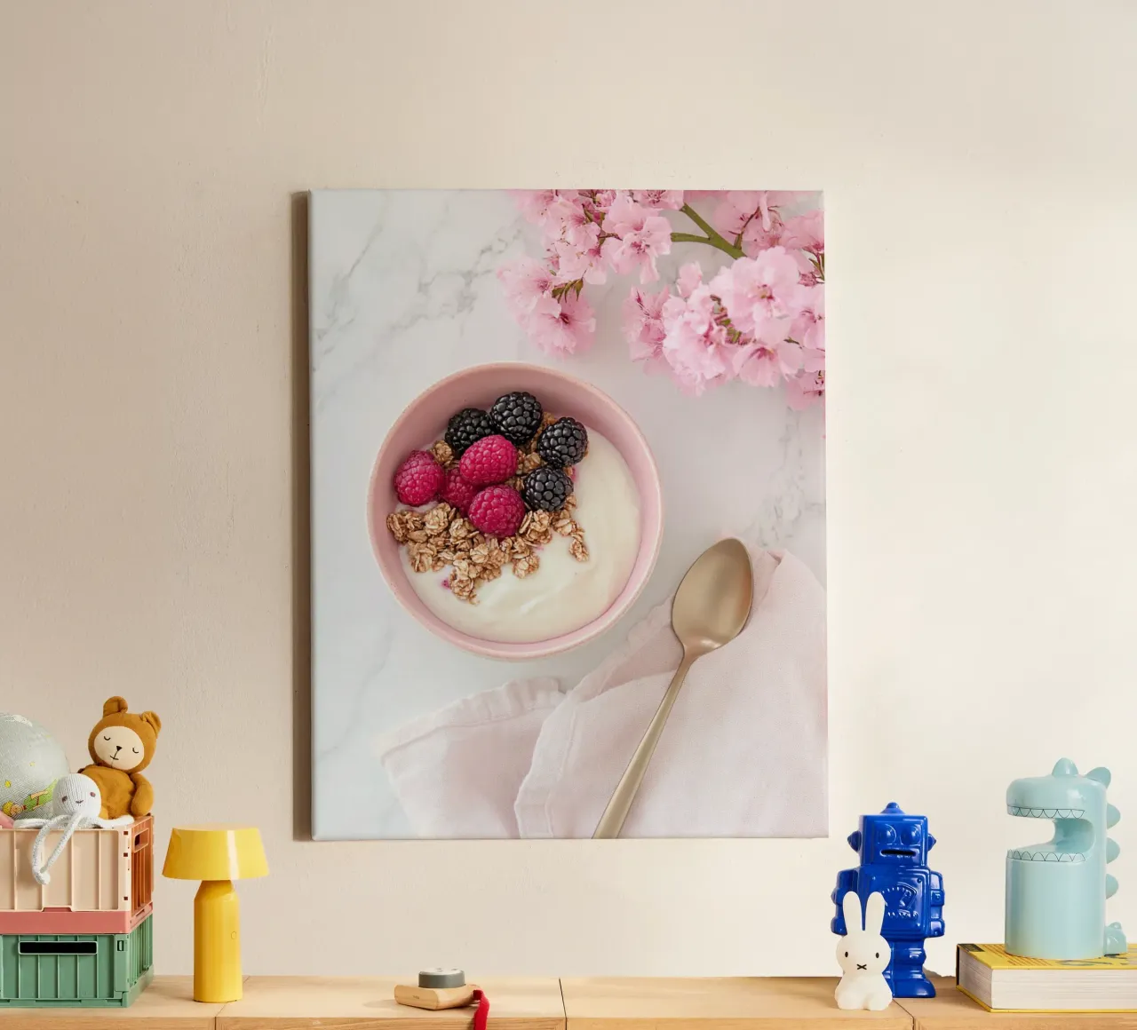 Blush Serenity tela da PhotoVibe Decor