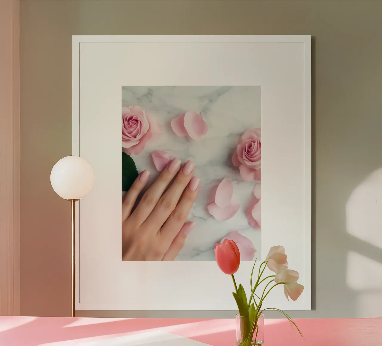 Blush Serenity poster da PhotoVibe Decor