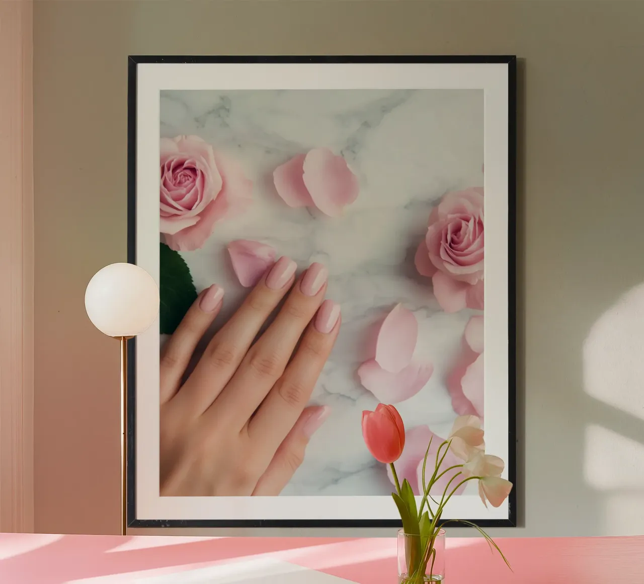 Blush Serenity poster da PhotoVibe Decor