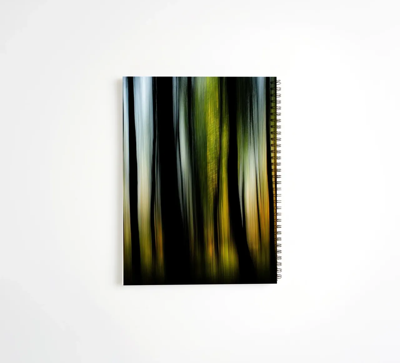 Abstract bos spiral notebook by Imagine