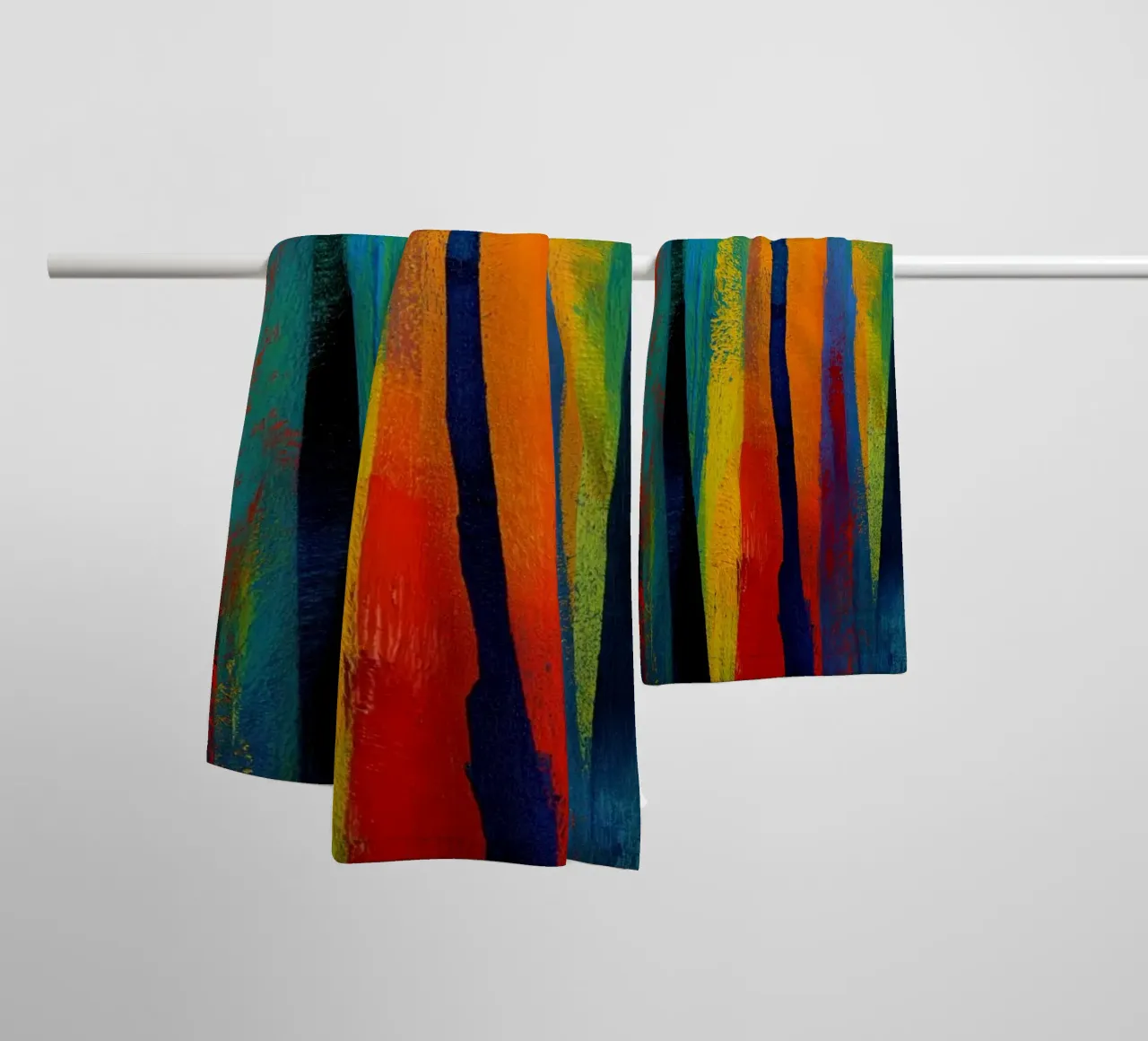 Abstract bos badhanddoek van Imagine