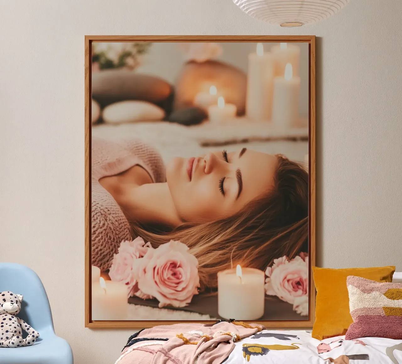 Blush Serenity alluminio dibond da PhotoVibe Decor