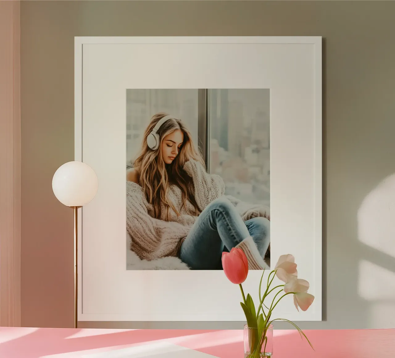 Blush Serenity poster da PhotoVibe Decor